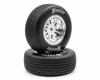1RC Racing 1/7 Sprint Car Pre-Mounted Front Tires (Chrome) (2) (Standard)