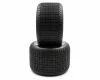 1RC Racing 1/7 Sprint Car Pre-Mounted Rear Tires (Black) (2) (Standard)