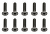 Team Associated M3x12mm Flat Head Hex Screw (10)