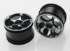 Traxxas 2472 2.2" Bandit Rear Tracer Buggy Wheels (2) (Chrome) (Not Hex)