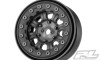 Pro-Line 2747-15 Denali 1.9" Bead Loc Rock Crawler Wheels (2) (Black/Black)
