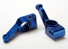 Traxxas 1952X Rear Stub Axle Carriers (Blue) (2)