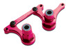 Traxxas 3743P Steering Bell Cranks Pink Aluminum (Slash)