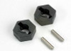 Traxxas Hex Wheel Hubs w/2.5x12mm Axle Pins (2)