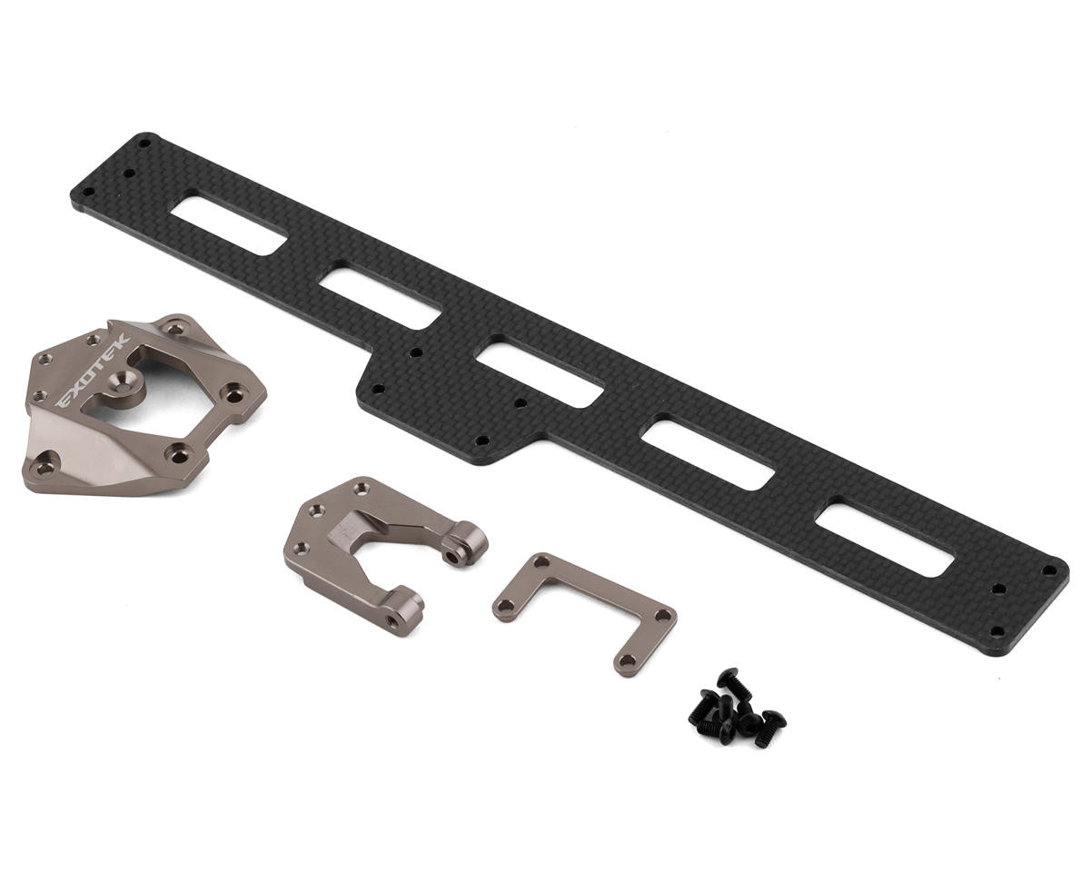 Exotek Racing 2140 Tenacity Heavy Duty Top Plate Set Alloy w/ Carbon