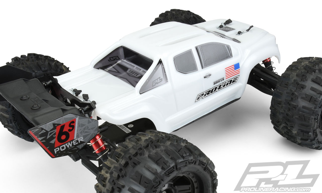 Pro-Line 3521-15 Brute Pre-Cut White Bash Armor Truck Body ARRMA Kraton 1/8 6S BLX