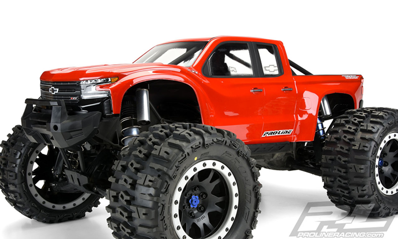 Pro-Line 3507-17 2019 Chevy Silverado Z71 Trail Boss Pre-Cut X-Maxx Body (Clear)