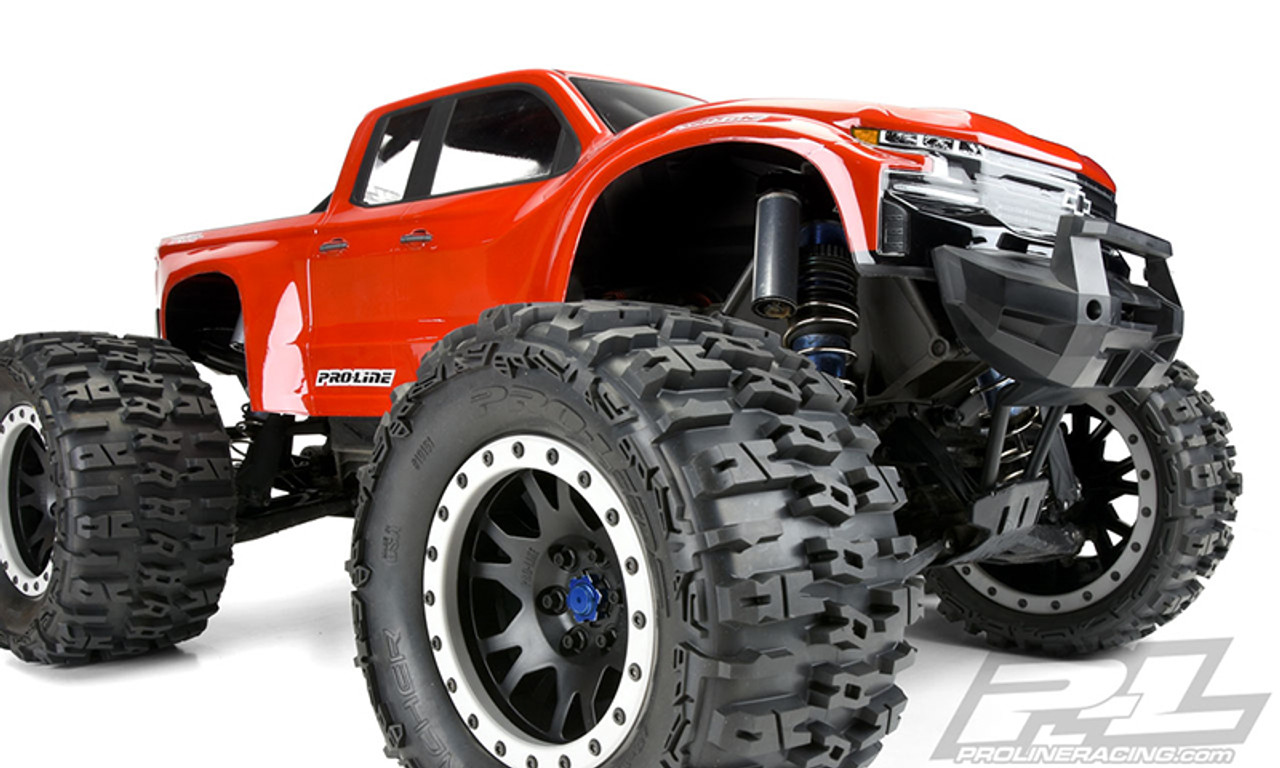 Pro-Line 3507-17 2019 Chevy Silverado Z71 Trail Boss Pre-Cut X-Maxx Body (Clear)