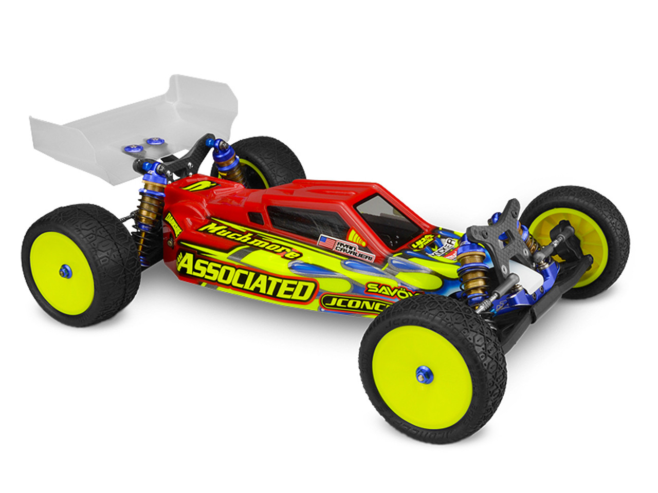 JConcepts 0315 B6/B6D "F2" Buggy Body w/6.5" Aero Wing (Clear)