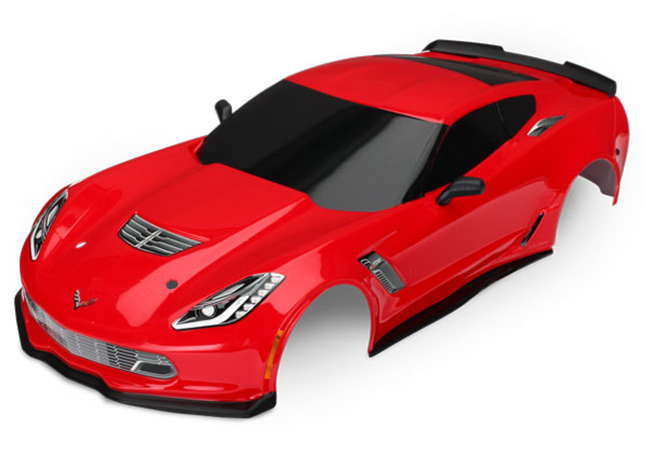 Traxxas 8386R Chevrolet Corvette Z06 Body Red