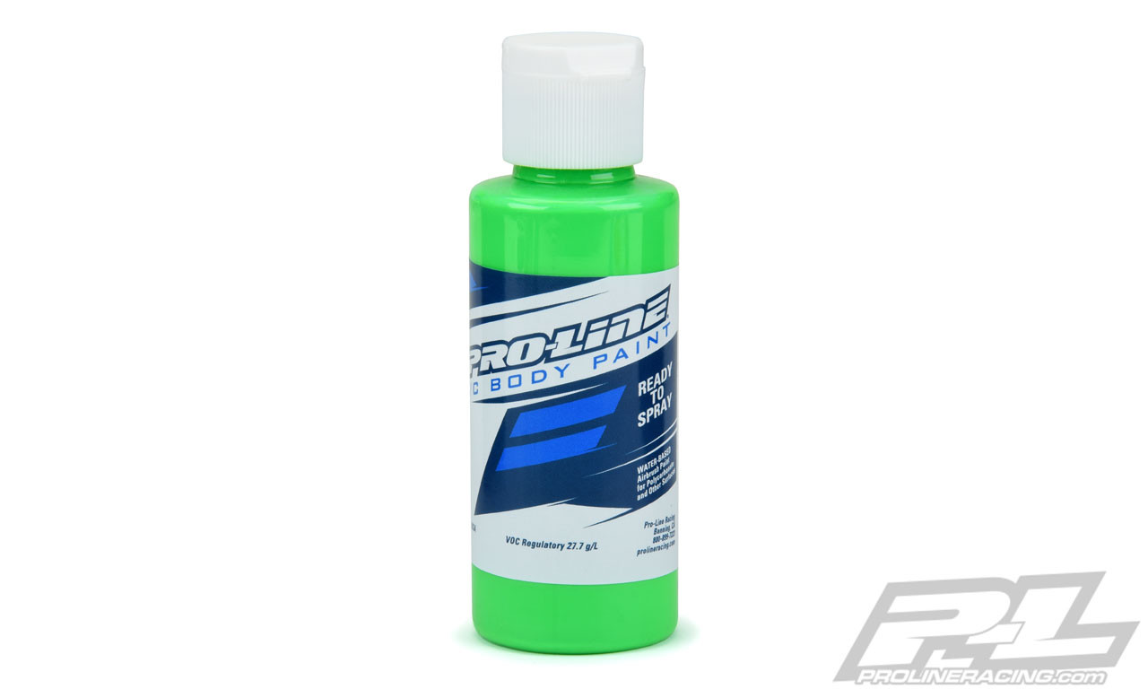 Pro-Line RC Body Airbrush Paint (Fluorescent Green) (2oz)
