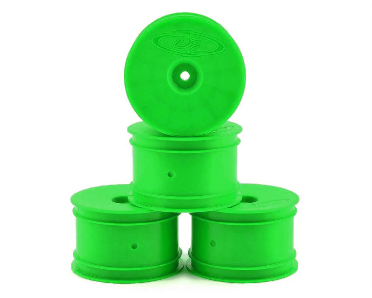 DE Racing Speedline 2.2 1/10 Buggy Rear Wheels (B6.1/B64/22-4.0/22-4) (Green) w/12mm Hex 4PK DER-SB4-ARG