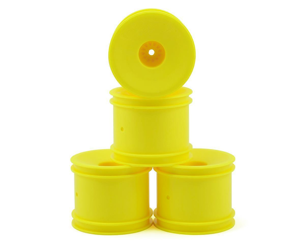 DE Racing 12mm Hex "Speedline" 2.2" 1/10 Stadium Truck Wheel (4) (T6.1) (Yellow) DER-SS4-AY