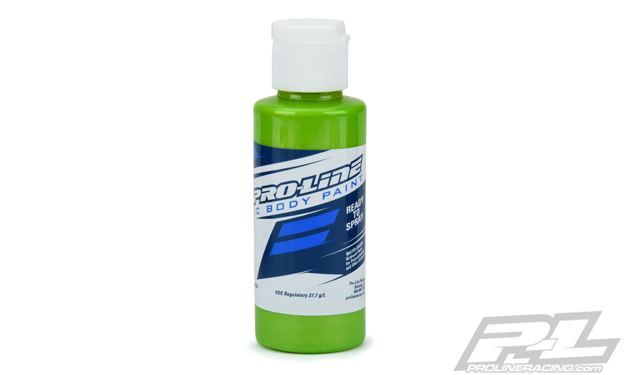 Pro-Line RC Body Airbrush Paint (Pearl Lime Green) (2oz)