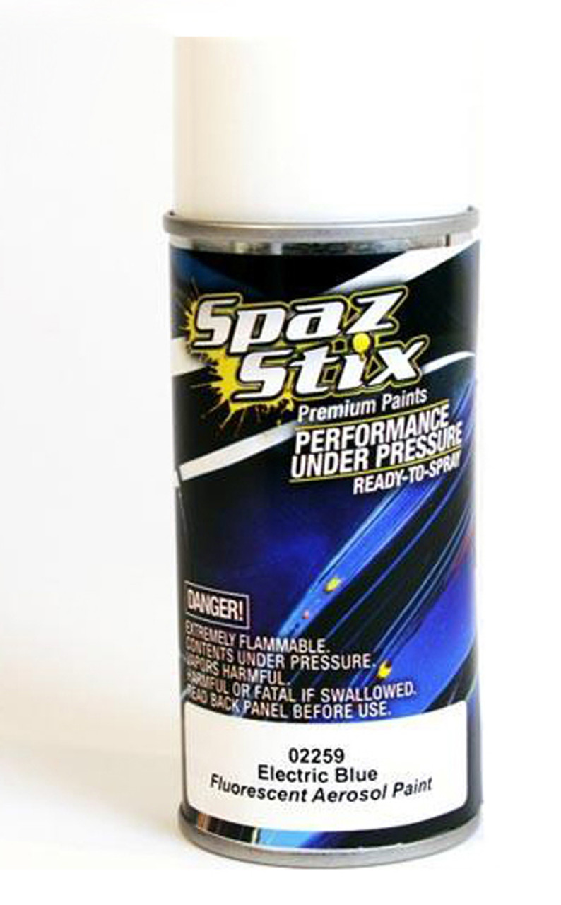 Spaz Stix Electric Blue Fluorescent Aerosol Paint 3.5oz (SZX02259)