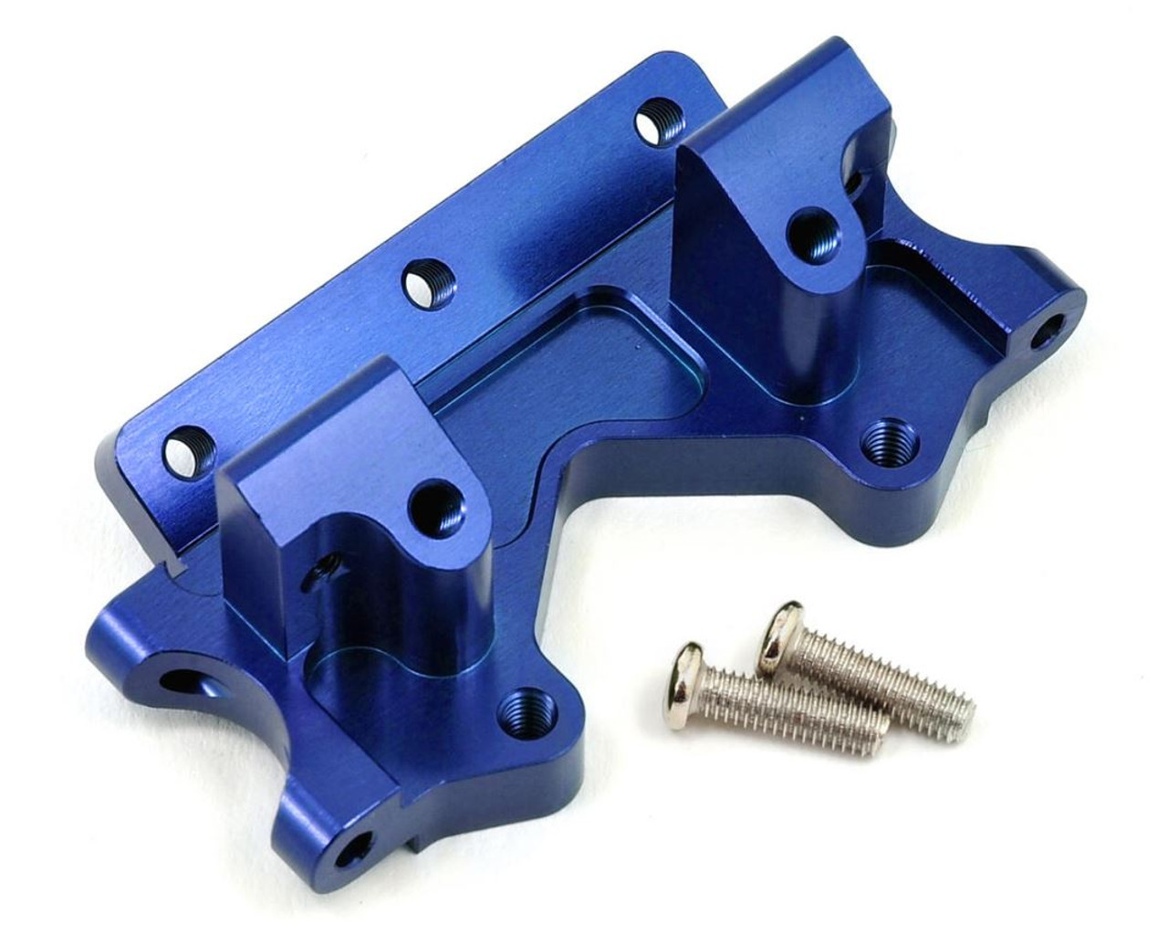 ST Racing ST2530B Aluminum Front Bulkhead w/Hardware (Stampede/Rustler/Bandit) (Blue)