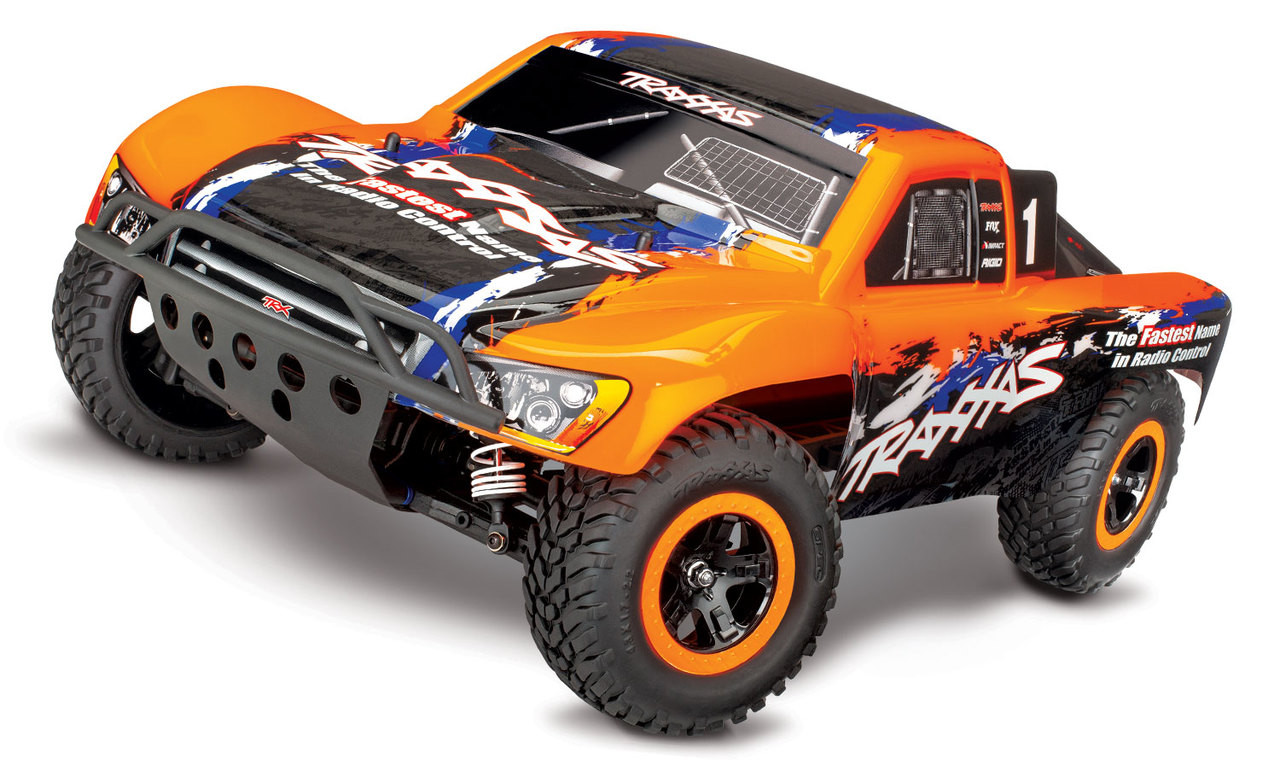 Traxxas Slash 4X4 Brushed w/Lights, Electric RC Trucks 4X4