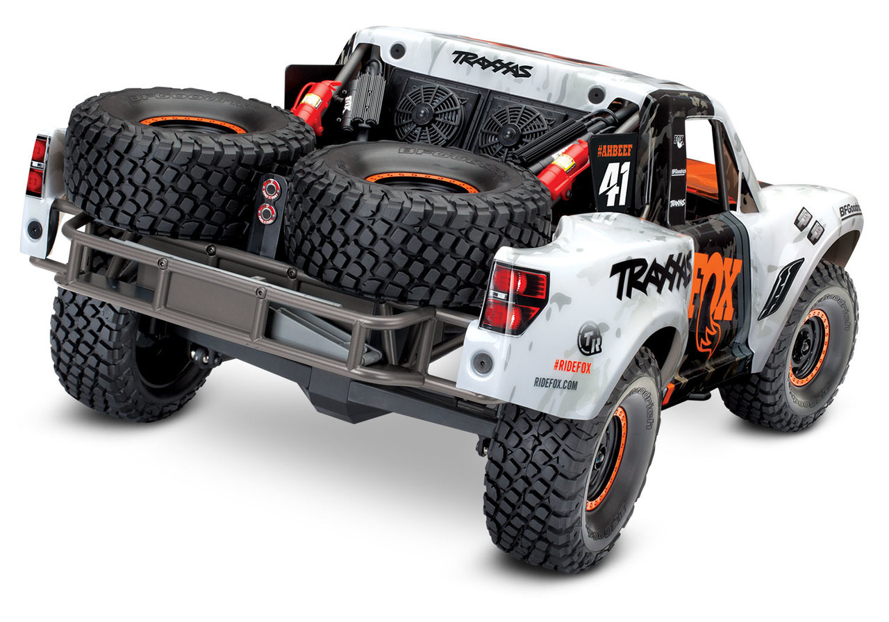 Traxxas Unlimited Desert Racer 6S RTR 4WD Electric Race Truck w/TQi 2.4GHz Radio w/Light Kit (Fox Racing)