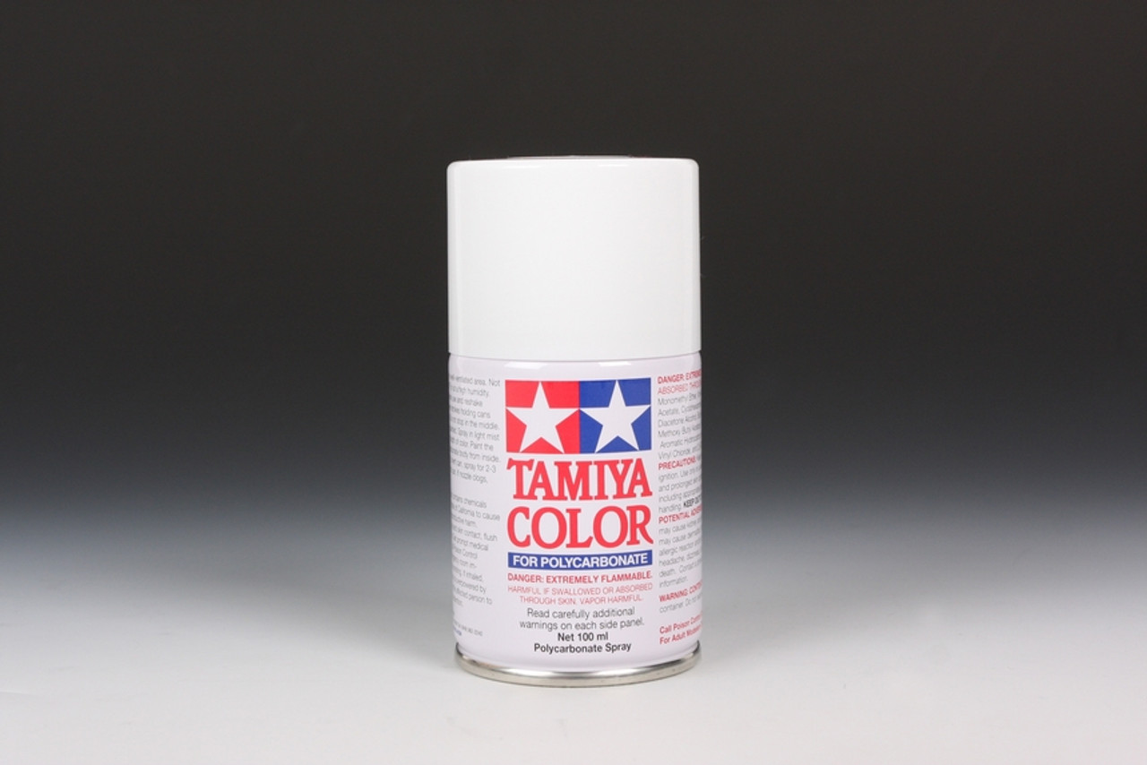 Tamiya 86001 PS-1 White Lexan Spray Paint (3oz)