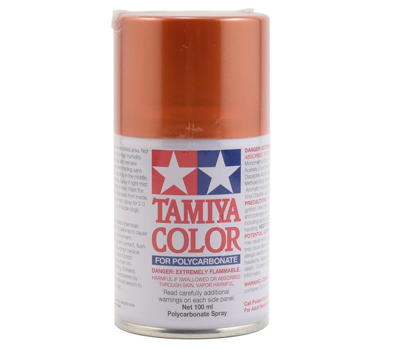 Tamiya 86061 PS-61 Metallic Orange Lexan Spray Paint (3oz)