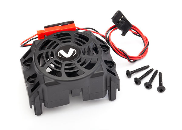 HIGH POWER FAN UNIT & BATTERY セット Traxxas 3463 Velineon 540XL Motor Cooling Fan Kit w/ Shroud (TRA3463)