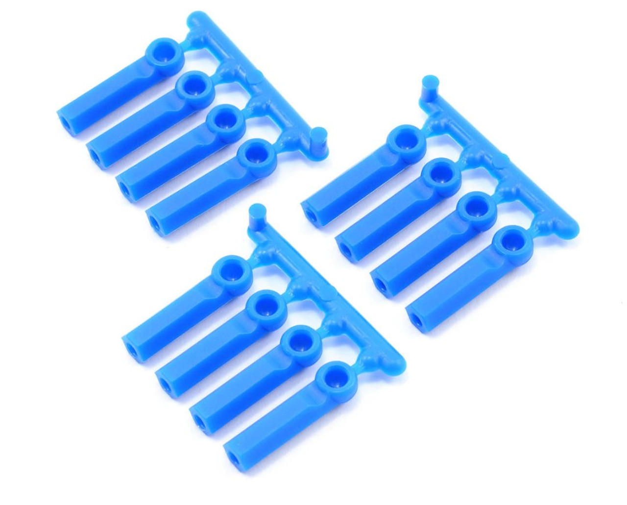 RPM 73395 Long Shank 4-40 Rod Ends (Blue) (12)