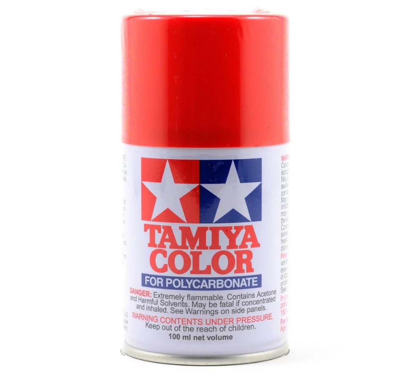 Tamiya PS-34 Bright Red Lexan Spray Paint (3oz)