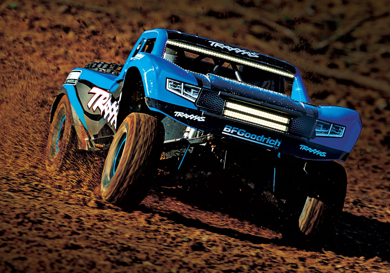 Traxxas Unlimited Desert Racer 6S RTR 4WD Electric Race Truck w/TQi 2.4GHz Radio w/Light Kit (Blue)