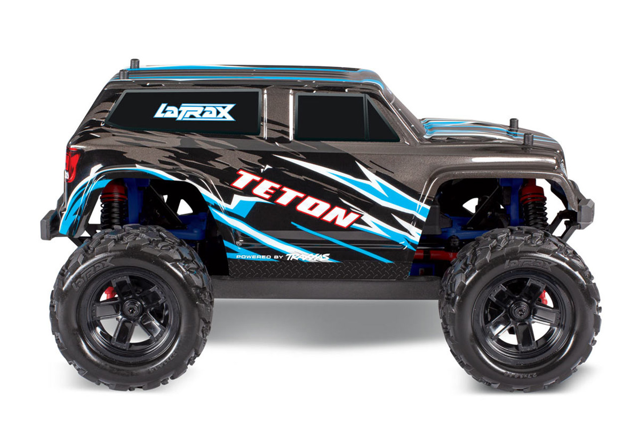 Traxxas LaTrax Teton 1/18 4WD RTR Monster Truck w/ 2.4GHz Radio, Battery and AC Charger, Black