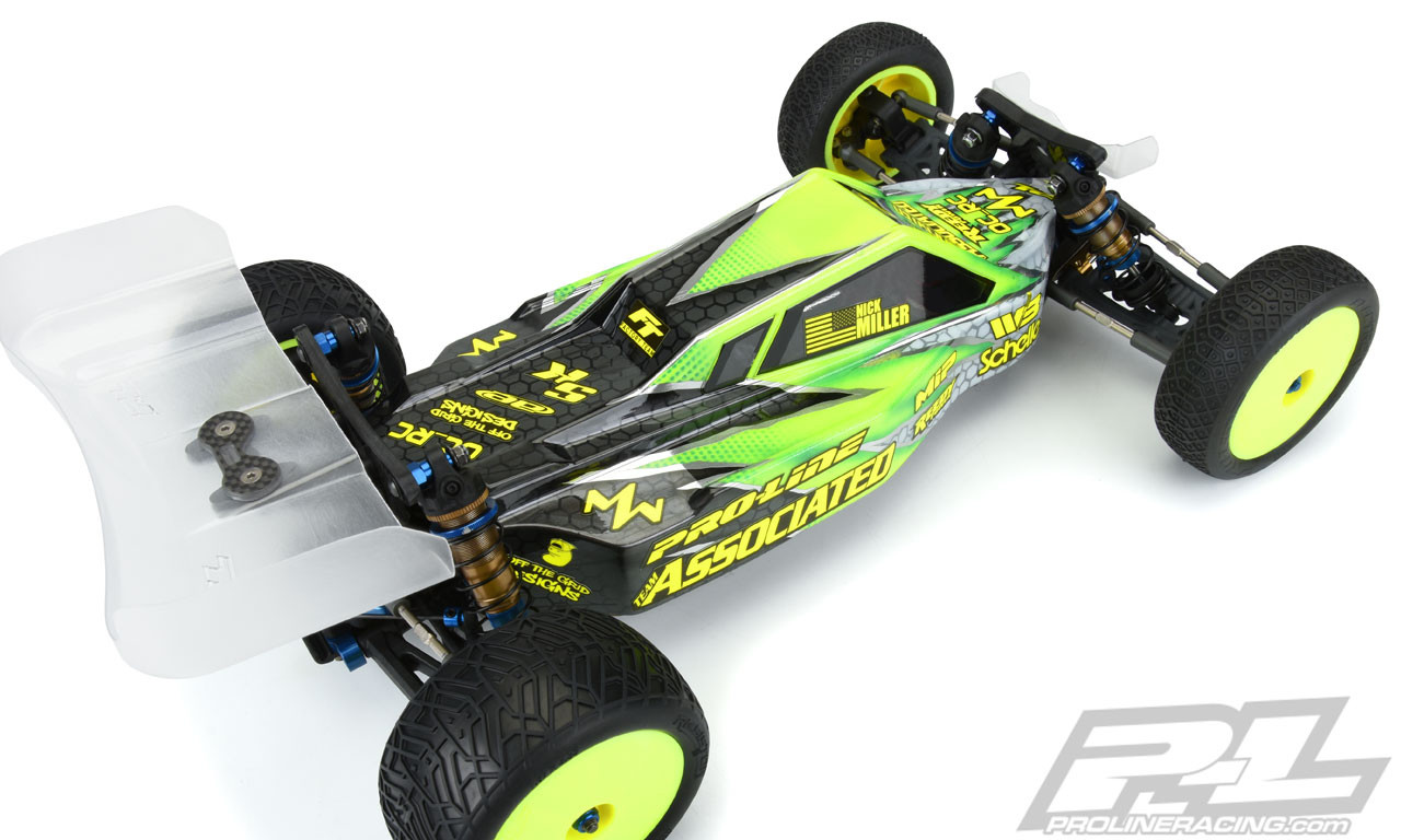 Pro-Line 3538-25 RC10B6.1/B6.1D Axis 2WD 1/10 Buggy Body (Clear) (Light Weight)