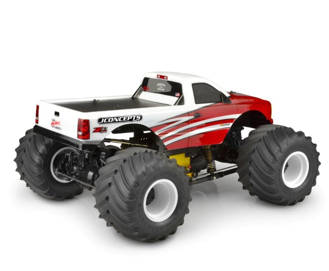 JConcepts 2005 Chevy 1500 MT Single Cab Monster Truck Body (Clear) (12.5" Wheelbase)