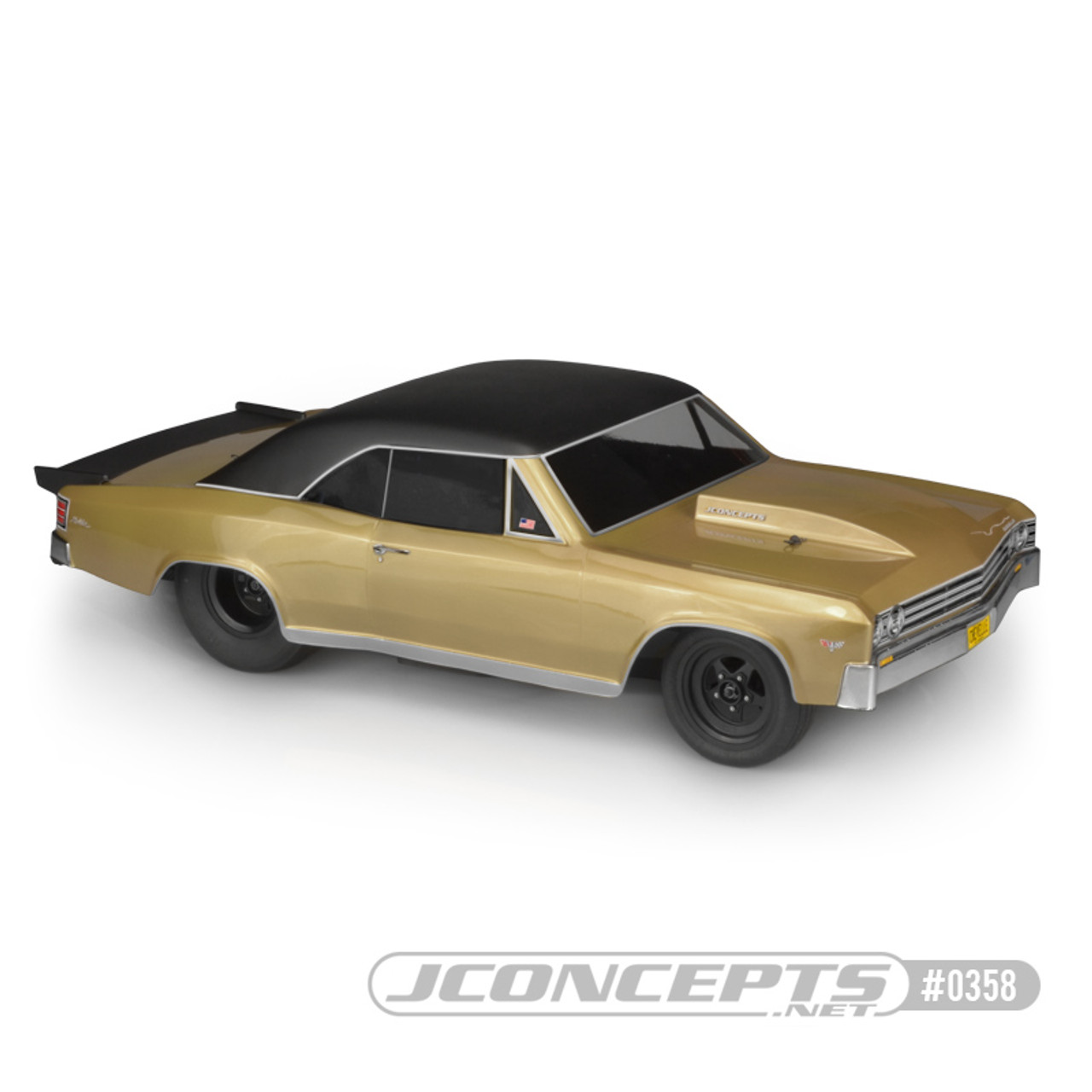 JConcepts 0358 1967 Chevy Chevelle Street Eliminator Drag Racing Body (Clear)