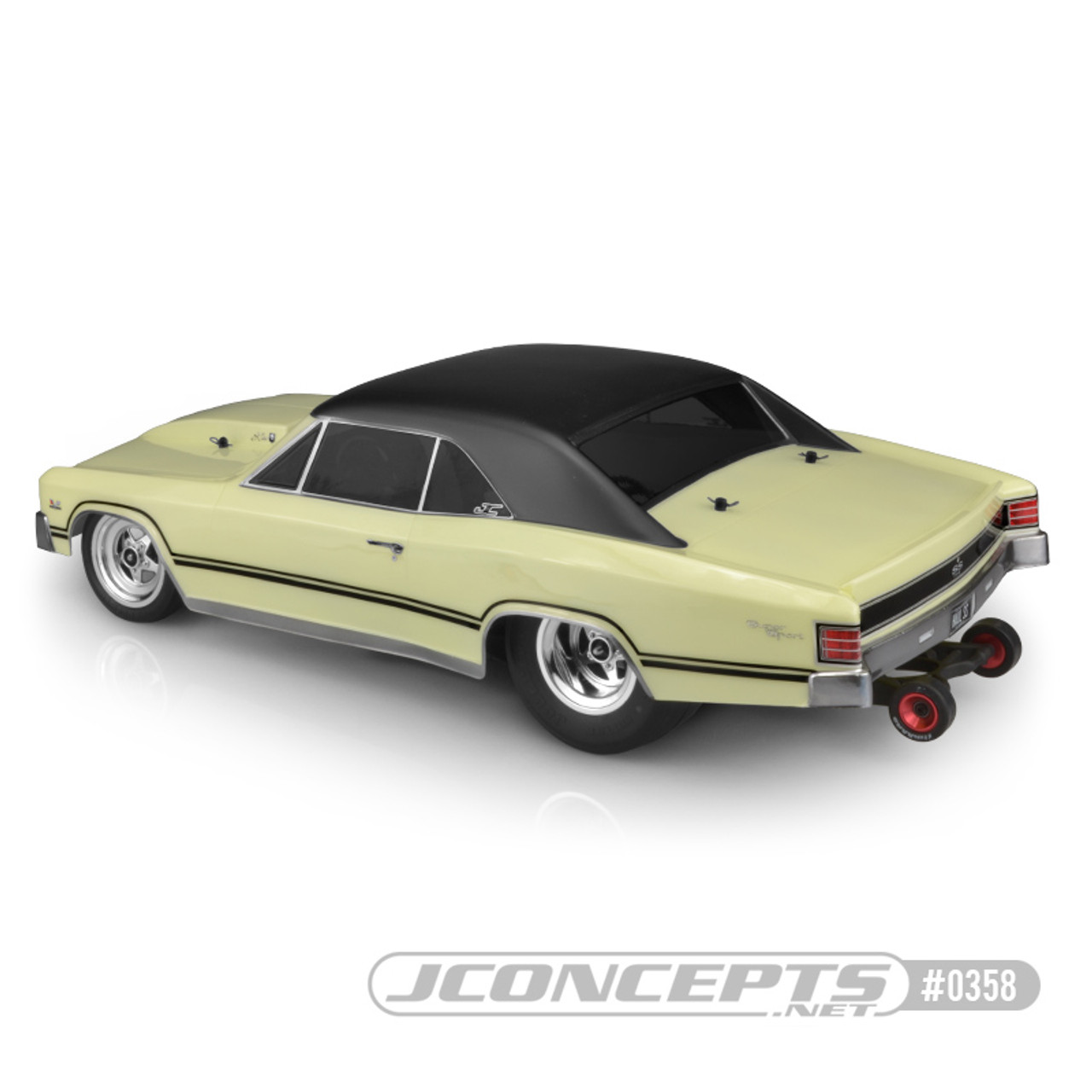 JConcepts 0358 1967 Chevy Chevelle Street Eliminator Drag Racing Body  (Clear)