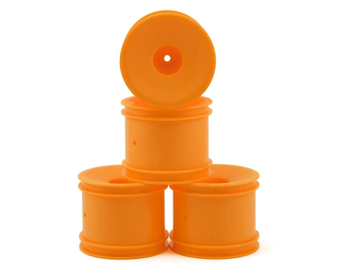 DE Racing 12mm Hex "Speedline" 2.2" 1/10 Stadium Truck Wheel (4) (T6.1) (Orange) DER-SS4-AO