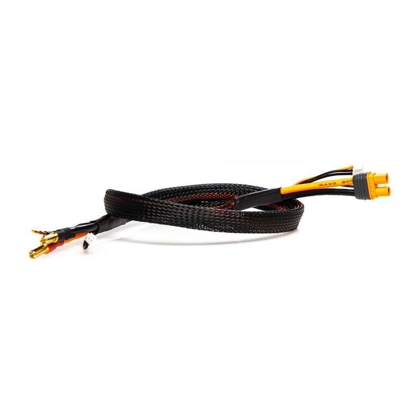Spektrum Pro Series Race 2s Ladekabel – IC3/5mm Anschluss, 2 Fuß Länge (SPMXCA329)