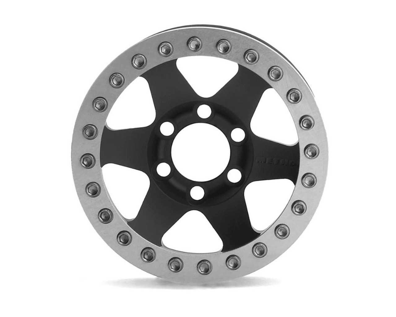 Vanquish 07763 Method MR310 1.9 Beadlock Crawler Wheels (Black/Silver) (2)