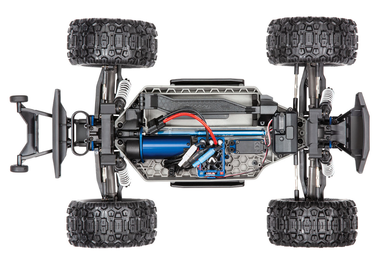 Traxxas Hoss 4X4 VXL 1/10 Scale Monster Truck W/ TQi Traxxas Link Enabled 2.4Ghz Radio System & TSM (Green)