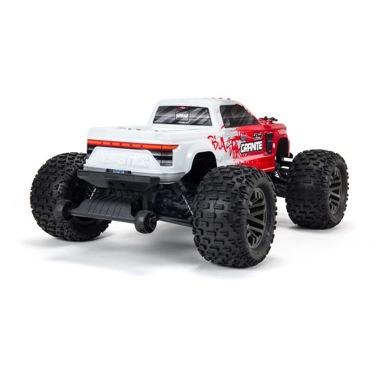 Arrma Granite 4X4 V3 3S BLX 1/10 RTR Brushless 4WD Monster Truck (Red) w/ Spektrum SLT3 2.4GHz Radio