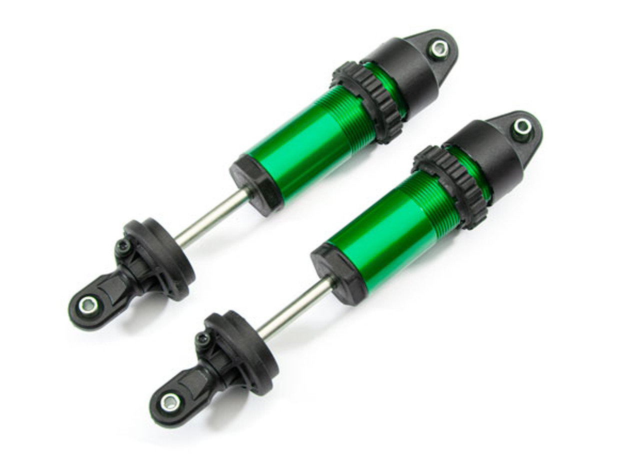 Traxxas 8961G GT-Maxx Assembled Aluminum Shocks (Green) (2)