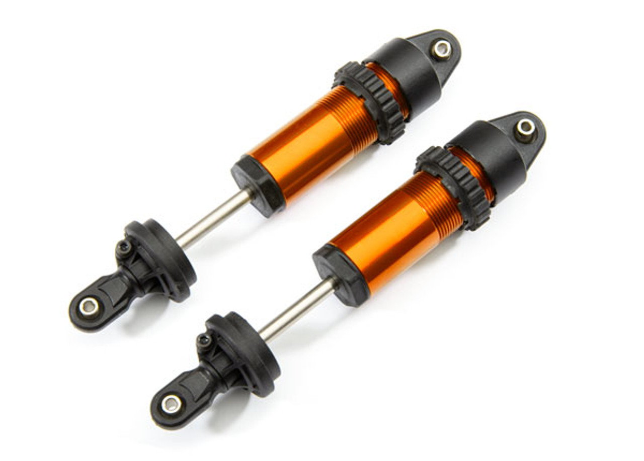 Traxxas 8961T GT-Maxx Assembled Aluminum Shocks (Orange) (2)