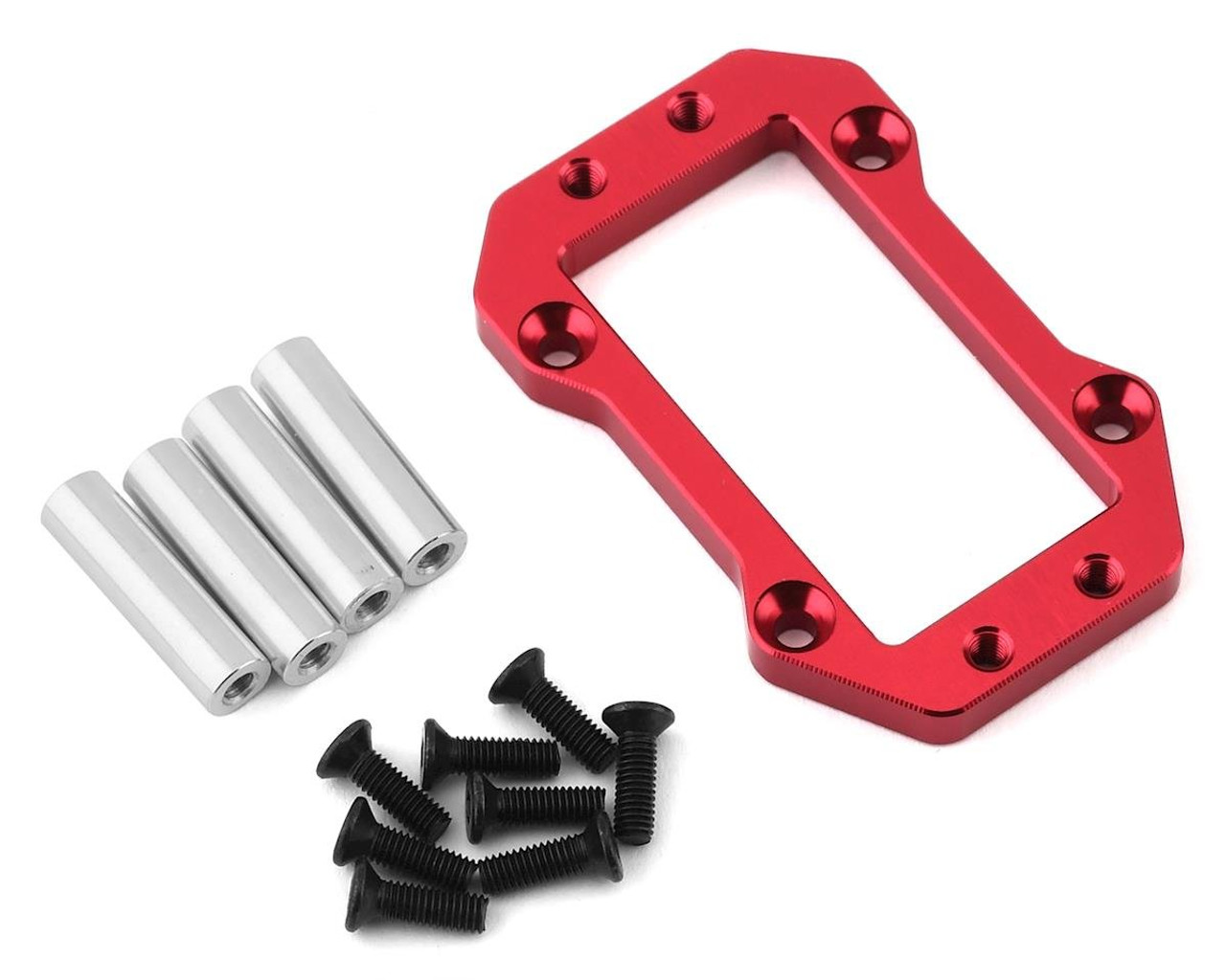 ST Racing 320430R Aluminum Steering Servo Mounting Plate, Red, Arrma Outcast 6S