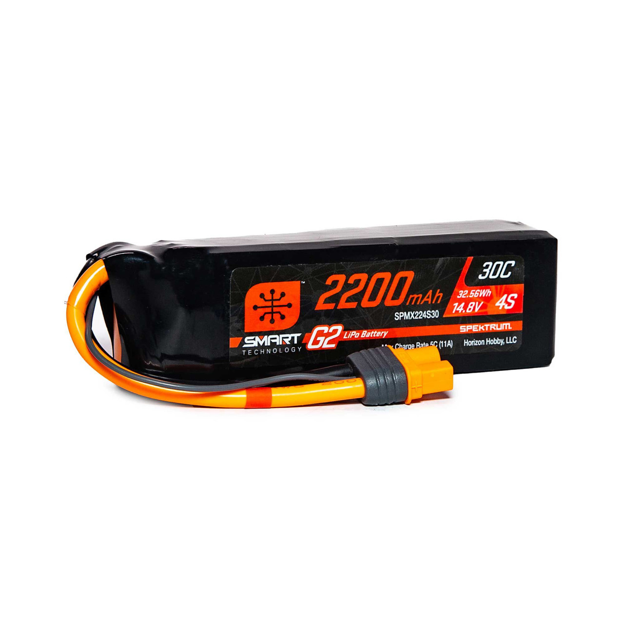 Spektrum 2200mAh 4S 14.8V Smart Battery G2 30C IC3