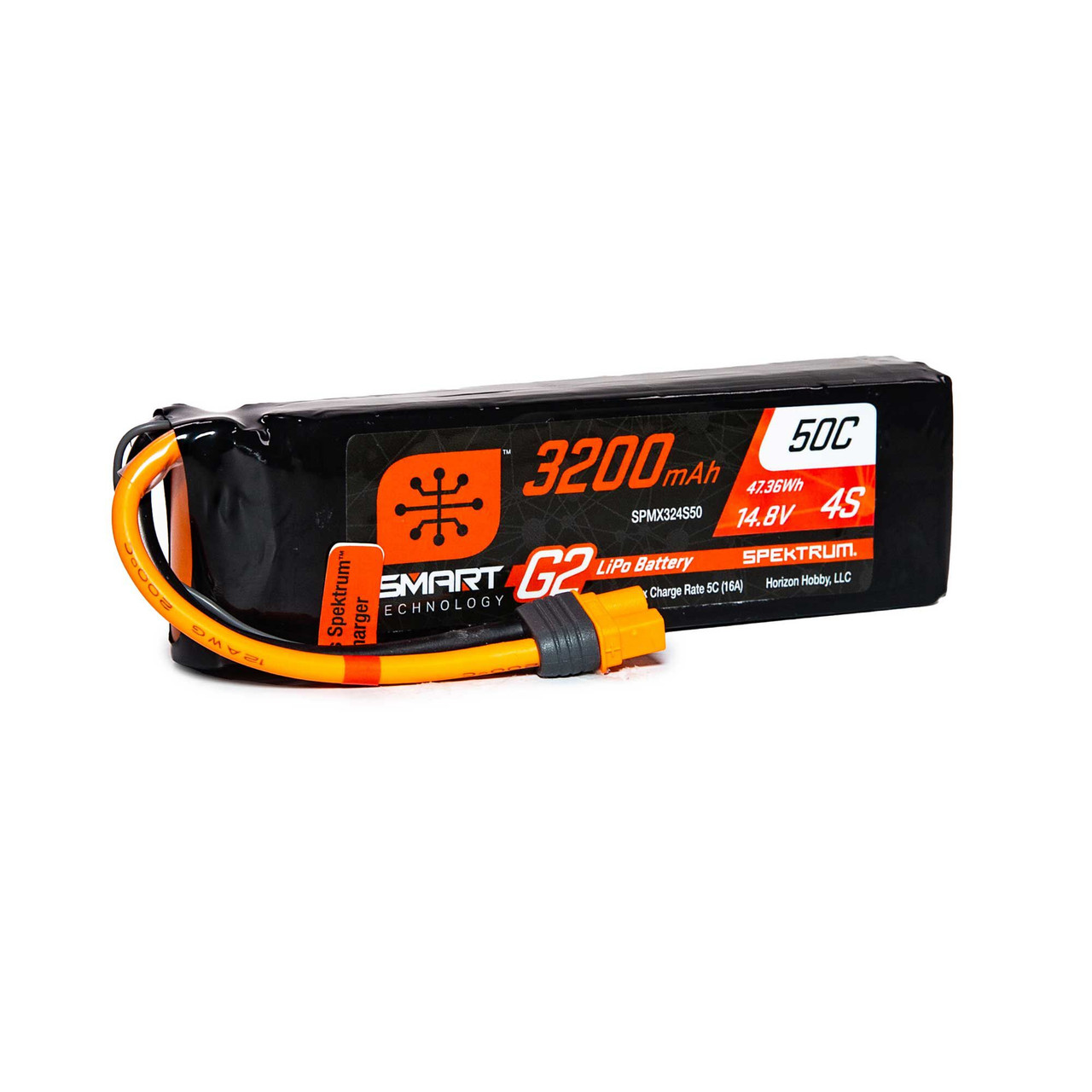 Spektrum 3200mAh 4S 14.8V Smart Battery G2 50C IC3