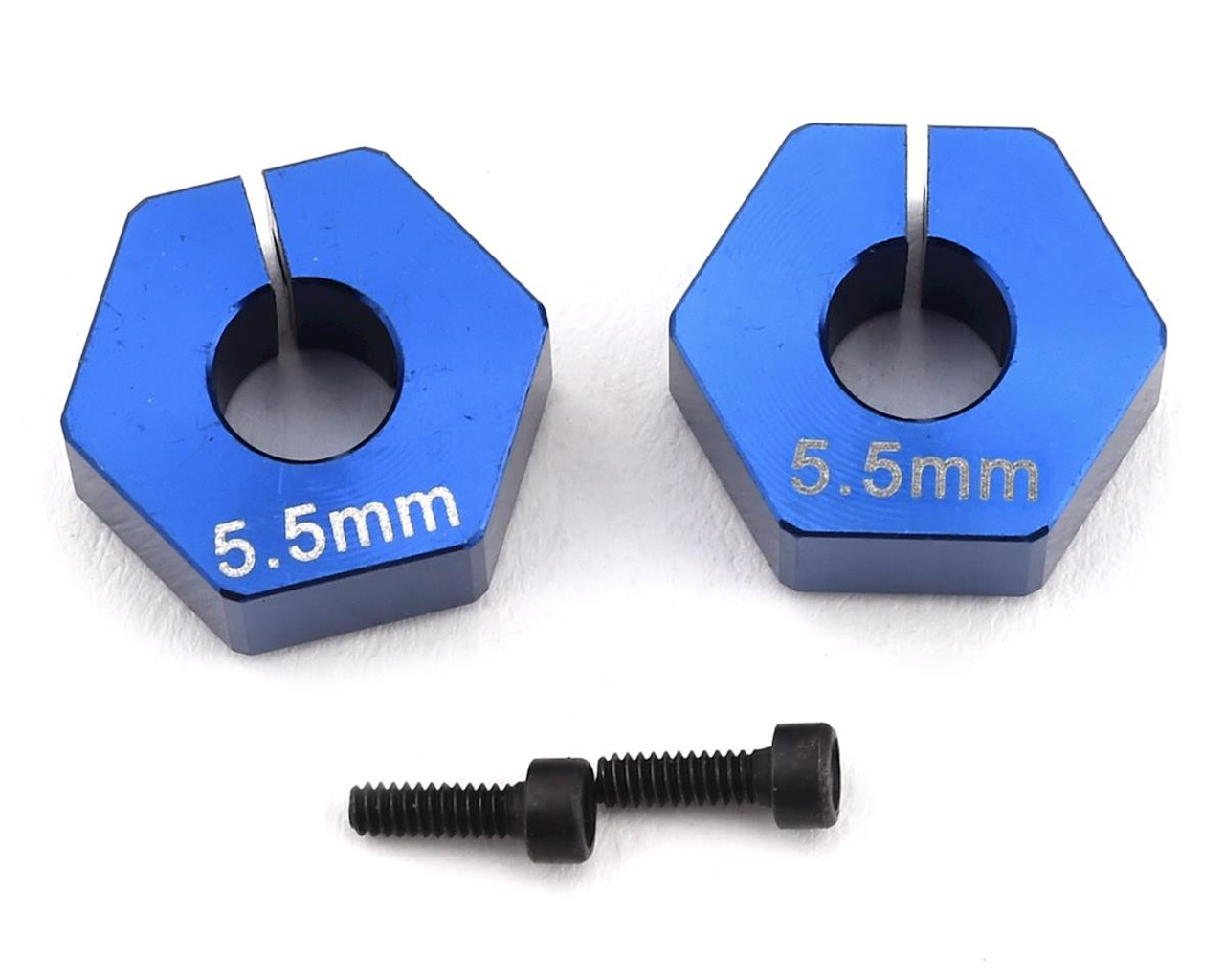 Custom Works 7280 12mm Clamping Hex for 5mm Axle 5.5mm Offset (2) Custom Works 7280 12mm Clamping Hex for 5mm Axle 5.5mm Offset (2)