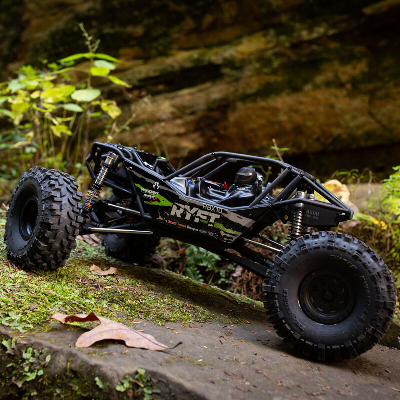 Axial RBX10 Ryft 4WD 1/10 RTR Brushless Rock Bouncer (Black) w/DX3 Radio