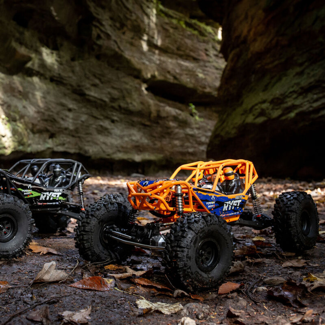 Axial RBX10 Ryft 4WD 1/10 RTR Brushless Rock Bouncer (Orange) w/DX3 Radio