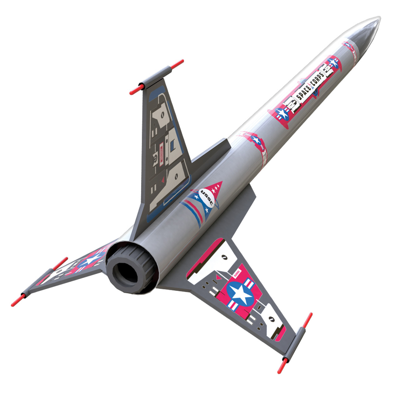 Estes Space Corps Corvette Class Model Rocket Kit, Intermediate