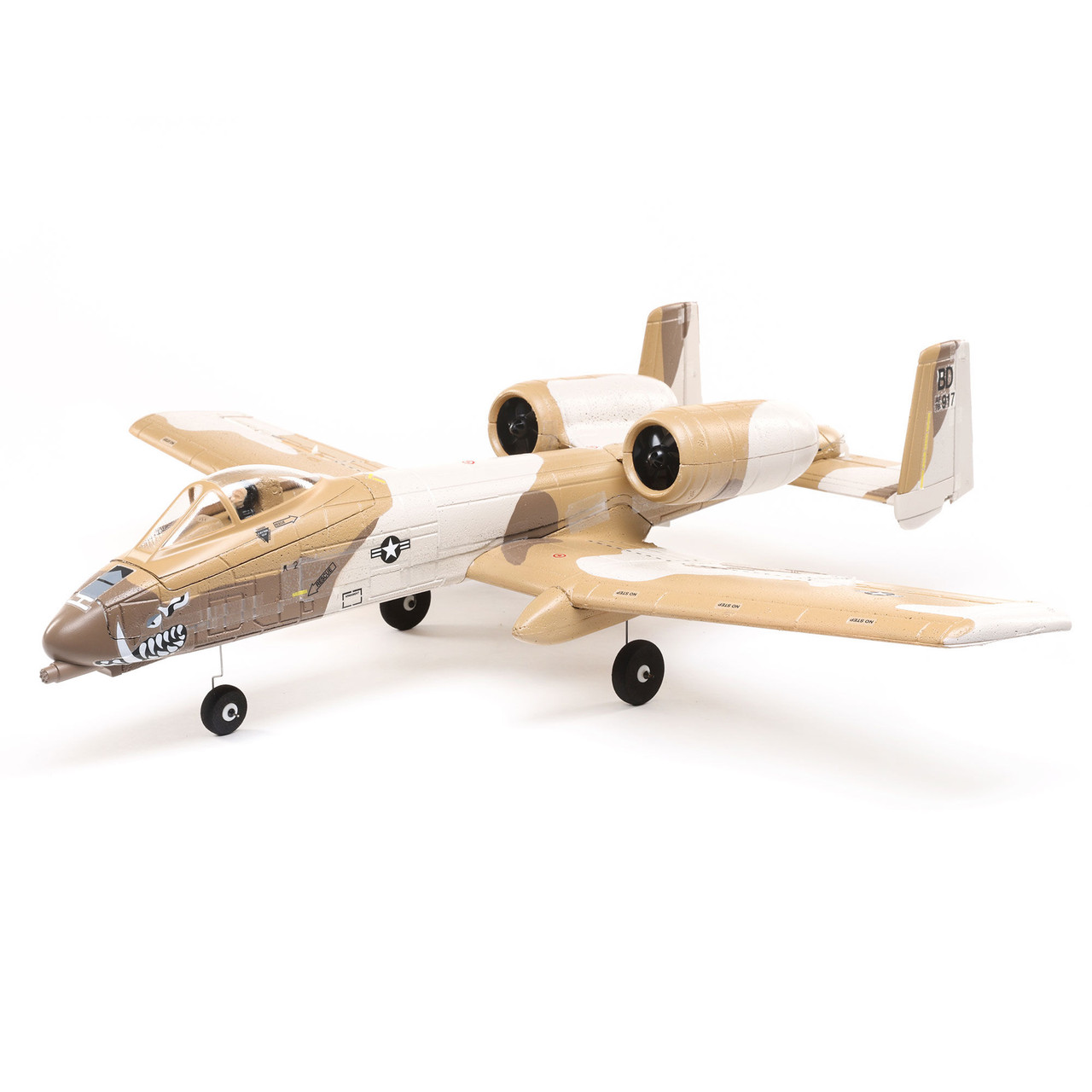 Eflite UMX A-10 Thunderbolt II 30mm EDF BNF Basic with AS3X and SAFE Select, 562mm