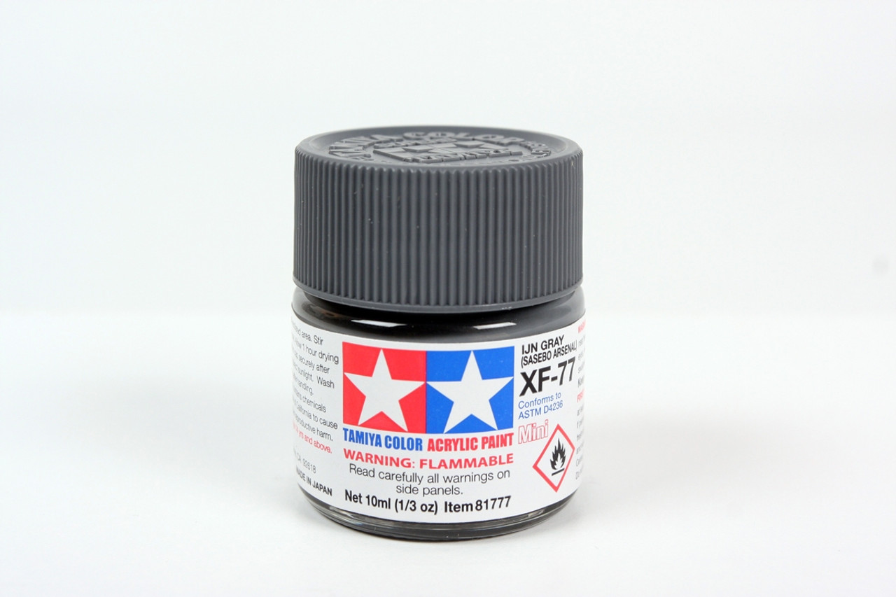 Tamiya 81777 Acrylic Mini XF77 IJN Gray Paint/ Sasebo Arsenal (10ml)