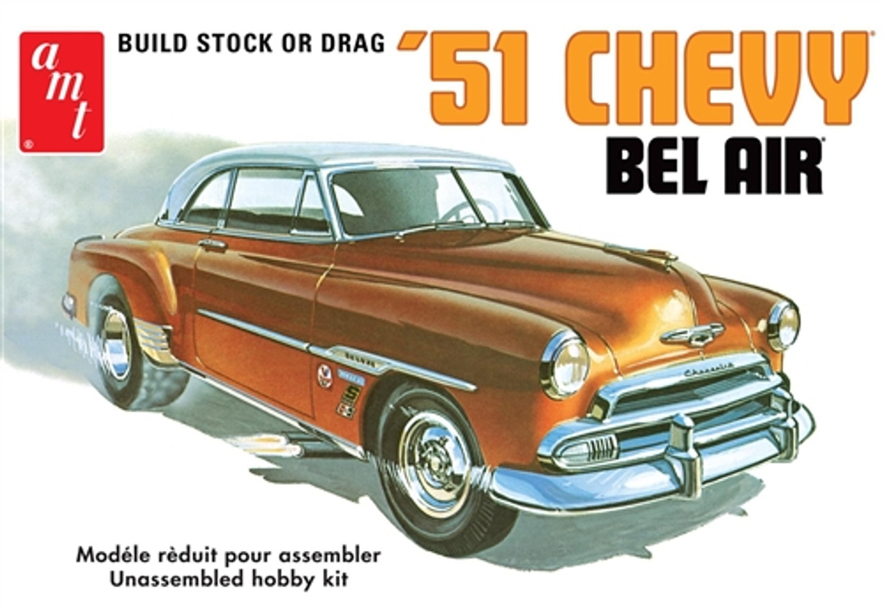 AMT 862 1/25 1951 Chevy Bel Air Model Kit